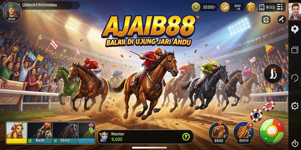Gameplay AJAIB88 menampilkan balapan mendebarkan dan visual yang menakjubkan.