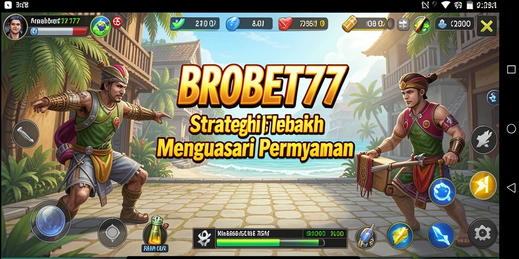Tampilan gameplay BROBET77 yang menarik dan penuh strategi.