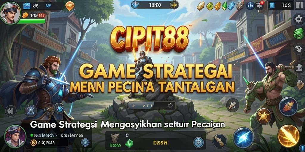 Screenshot gameplay CIPIT88 menampilkan aksi strategi yang seru.