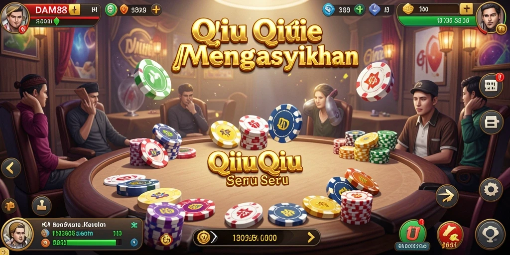Gameplay seru QiuQiu di DAM88 dengan grafis menawan.