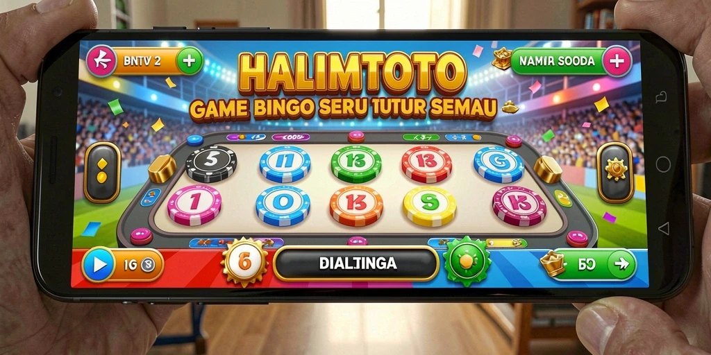 Tampilan gameplay Bingo yang menarik dari HALIMTOTO.