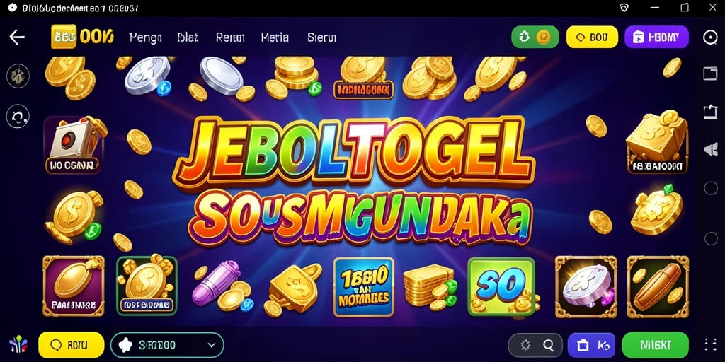 Tampilan menarik dari gameplay Slot JEBOLTOGEL dengan berbagai mesin slot.