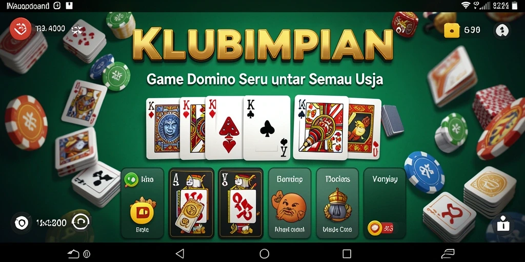 Tampilan gameplay KLUBIMPIAN yang menarik dan mengasyikkan.