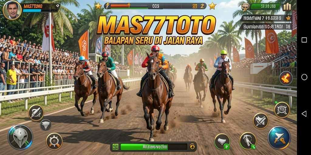 Tampilan gameplay MAS77TOTO yang menegangkan dan cepat.