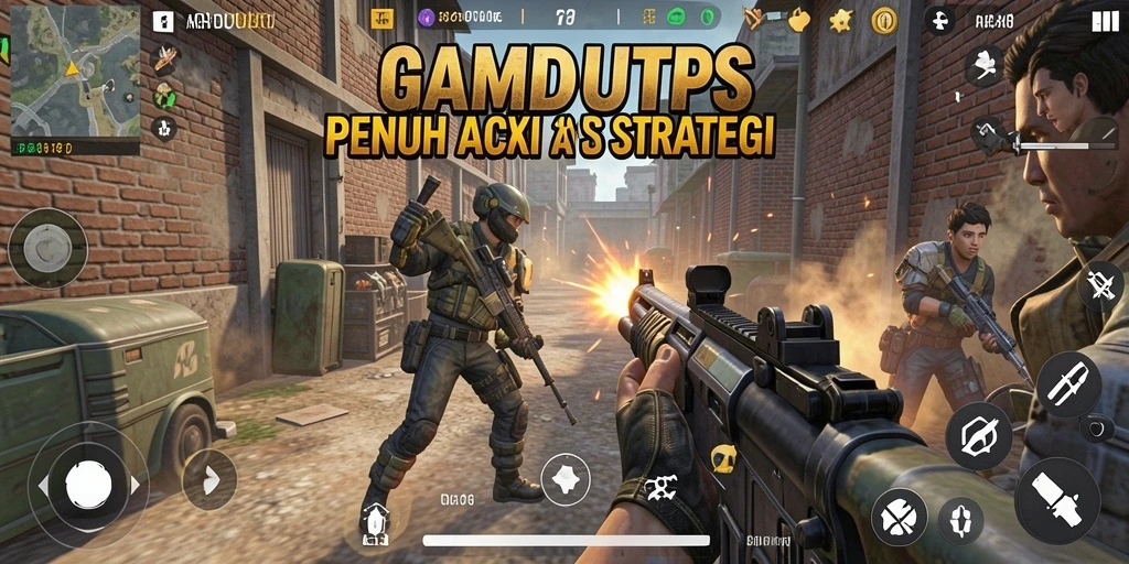 Tampilan gameplay MNDUIT yang menegangkan dan dinamis.