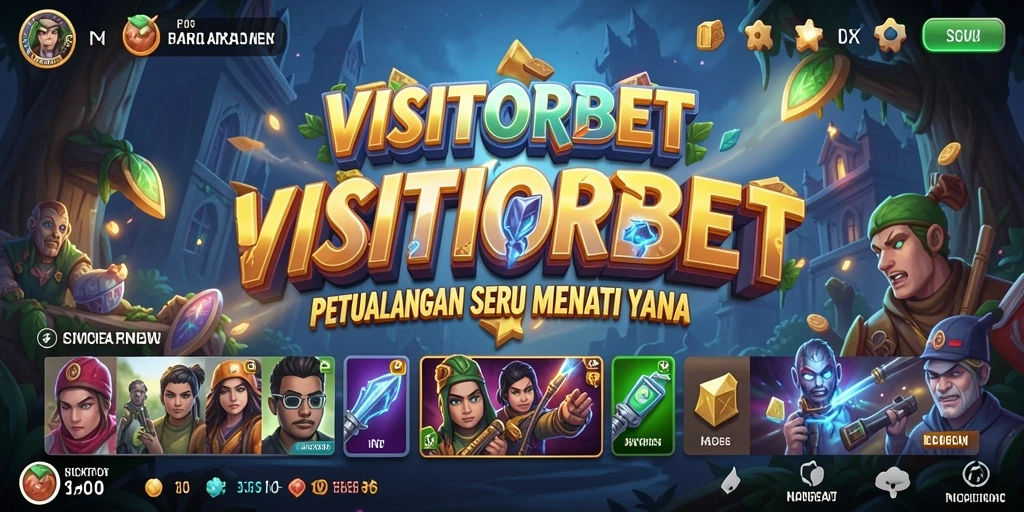 Tampilan gameplay yang seru dan menantang dari VISITORBET.