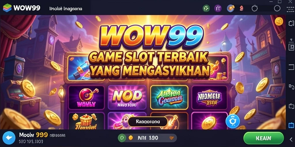 Tangkapan layar WOW99 menampilkan gameplay seru dengan efek visual yang menawan.