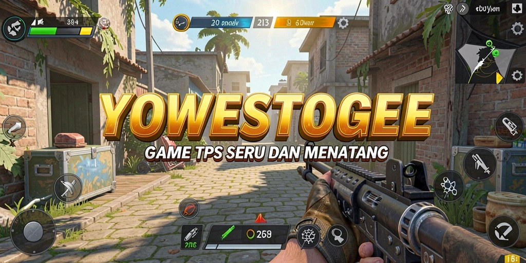 Tampilan gameplay menegangkan dalam YOWESTOGEL.